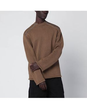 OAMC Dark Cotton Sweater - Brown