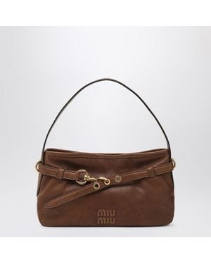 Miu Miu Sac Aventure Regular Couleur Chêne - Marron