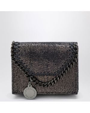 Stella McCartney Falabella Dark Wallet - Black