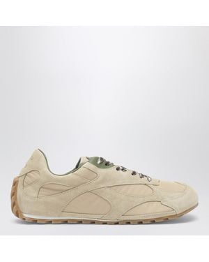 Bottega Veneta Orbit Flash Tufo/Matcha Trainers - Natural