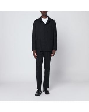 Santaniello Single Breasted Suit - Black