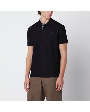 Burberry Slim Polo Shirt - Black