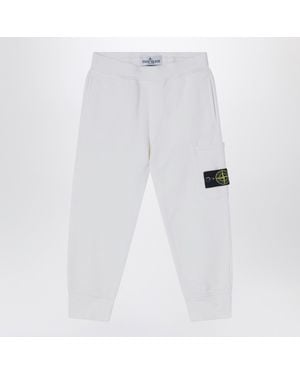 Stone Island Cotton jogging Trousers - White