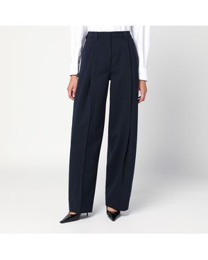 Thelatest Midnight Wool Blend Pants - Blue