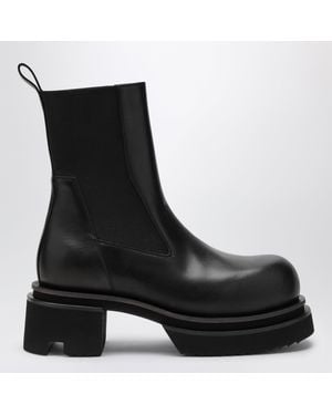 Rick Owens Bogun Leather Boots - Black
