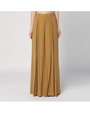 ANDAMANE Gonna pantalone ocra - Metallizzato
