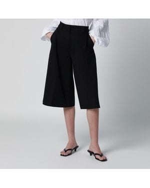 Thelatest Cotton Dakota Bermuda Shorts - Black