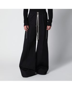 Rick Owens Cotton Trousers - Black