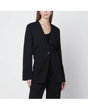 TOTEME Wool-Blend Jacket - Black