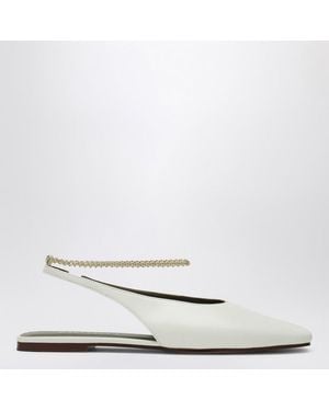 MARIA LUCA Slingback augusta avorio - Bianco