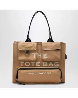 Marc Jacobs The cargo canvas large tote bag cammello - Metallizzato