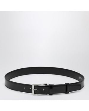 Prada Polished Leather Belt - Black