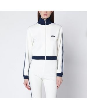 Prada Sweat Ivoire En Tissu Technique - Blanc