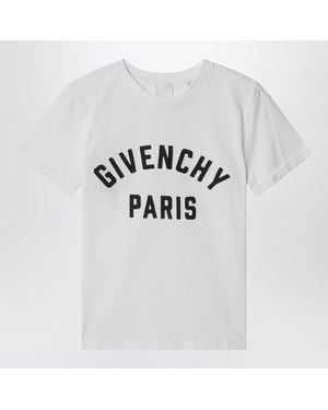 Givenchy T-Shirt With Embroidered Logo - White