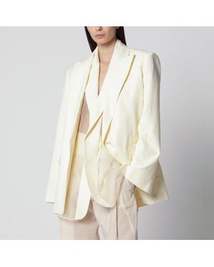 Sportmax Double-Collar Blazer - Natural