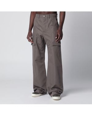 Rick Owens Dust-Colored Cotton-Blend Pants - Brown