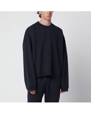 Represent Sweatshirt Mit Rundhalsausschnitt Aus Baumwolle - Blau