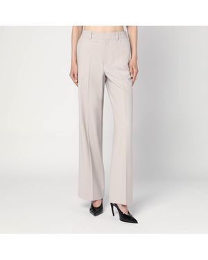 Victoria Beckham Pumice-Coloured Pants - Natural