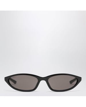 Balenciaga Neo Oval 2.0 Acetate Sunglasses - Grey