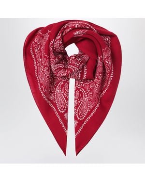 Destin Foulard Bandana Judy En Laine Rouge