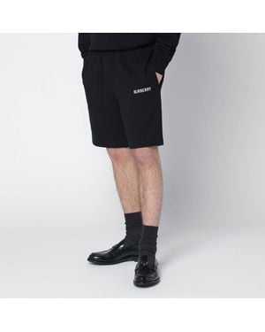 Burberry Short con logo - Nero