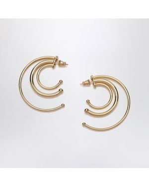 Panconesi Tone Multi-Hoop Earrings - Metallic