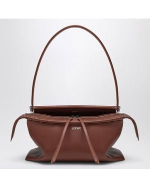 Loewe Whisker Small Cognac Calfskin Bag - Brown