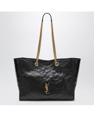 Saint Laurent Shopping Bag Niki East/West - Black