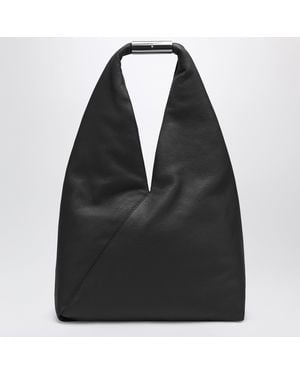 MM6 by Maison Margiela Large Japanese Bag With Jewel Handle - Black