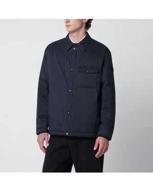 Burberry Veste-Chemise Dalewood Bleu Marine En Nylon