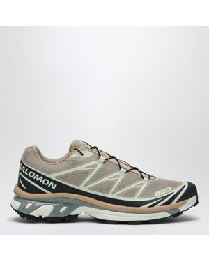 Salomon Sneaker xt-6 oxford tan/carbon/clearly aqua - Multicolore