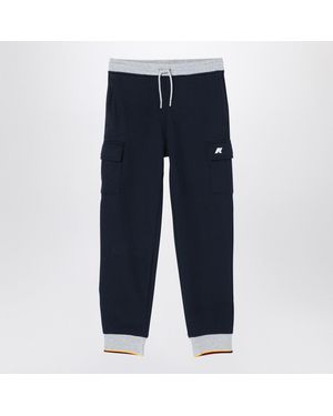 K-Way Mick Stripes Jogging Trousers - Blue