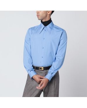 Valentino Camicia celeste in cotone - Blu