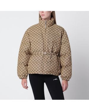 Gucci Belted Jacket - Brown