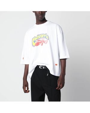 Willy Chavarria Os Chavaloo Buffalo Cotton T-Shirt - White