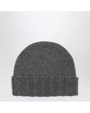 Drumohr Cashmere Beret - Grey