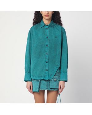 The Attico Cotton Shirt - Blue