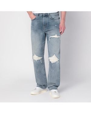 Amiri Jeans With Rips Antique - Blue