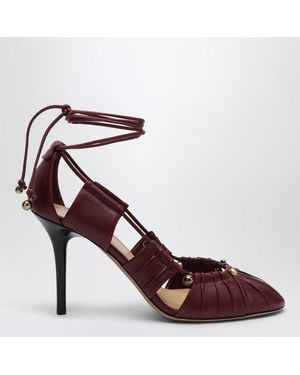 Chloé Decolleté luna bordeaux - Marrone
