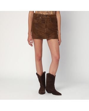 Isabel Marant Kimmy Mini Skirt - Brown