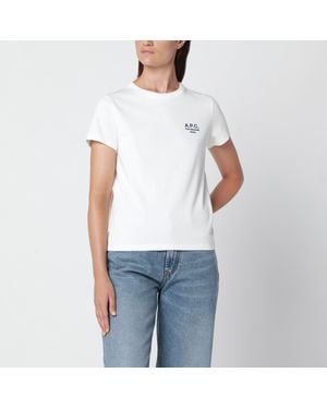 A.P.C. Weißes Baumwoll-T-Shirt