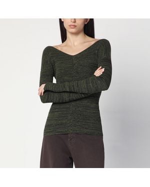 6397 Double-V Pullover - Schwarz
