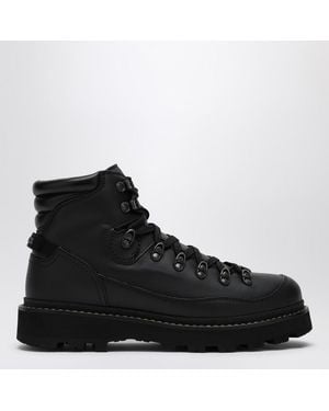 Moncler Schwarze Trekking-Stiefelette Peka Trek