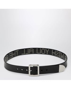 DAGGER Schwarzer Ledergürtel We Wish You All The Best