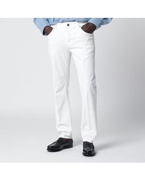 PT Torino Reggae Tapered Trousers - White