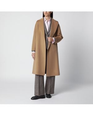 Max Mara Camel Belted Coat - Natural