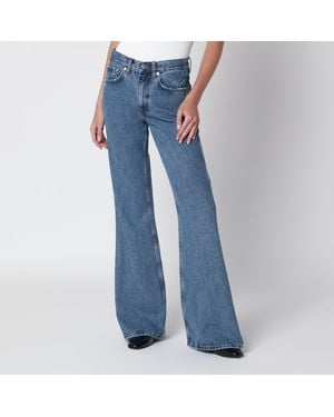Anine Bing Wyatt Flared Jeans - Blue