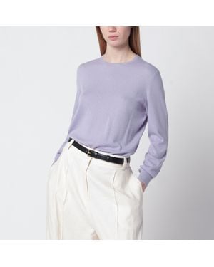 Loro Piana Sergio Kaschmirpullover Mit Rundhalsausschnitt - Lila