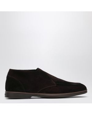 Doucal's Lace-Free Desert Boot - Black