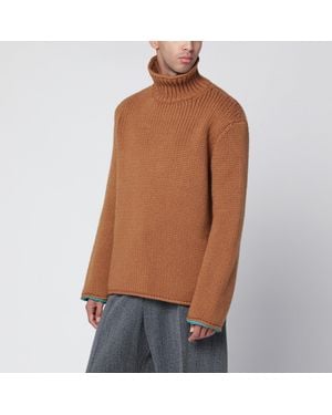 Loewe Wool Turtleneck Sweater - Brown